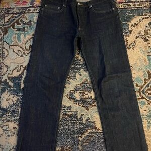 A.P.C. Men's Dark Blue Slim Jeans